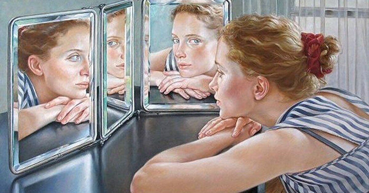 Однажды ты понравишься себе в отражении. Франсин Ван Хоув зеркало. Francine van hove перед зеркалом. Взгляд на себя со стороны. Смотреться в зеркало.